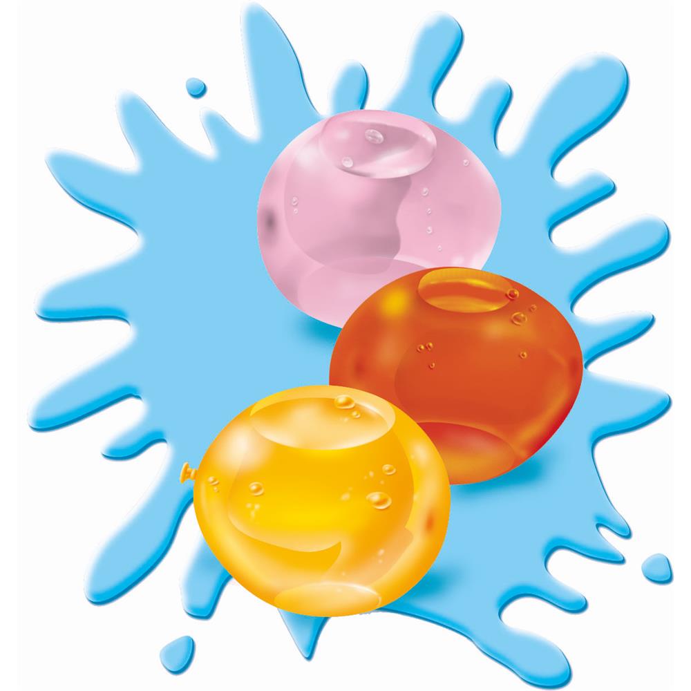 Vivalloons water balloons 250 pieces in bucket, ass.