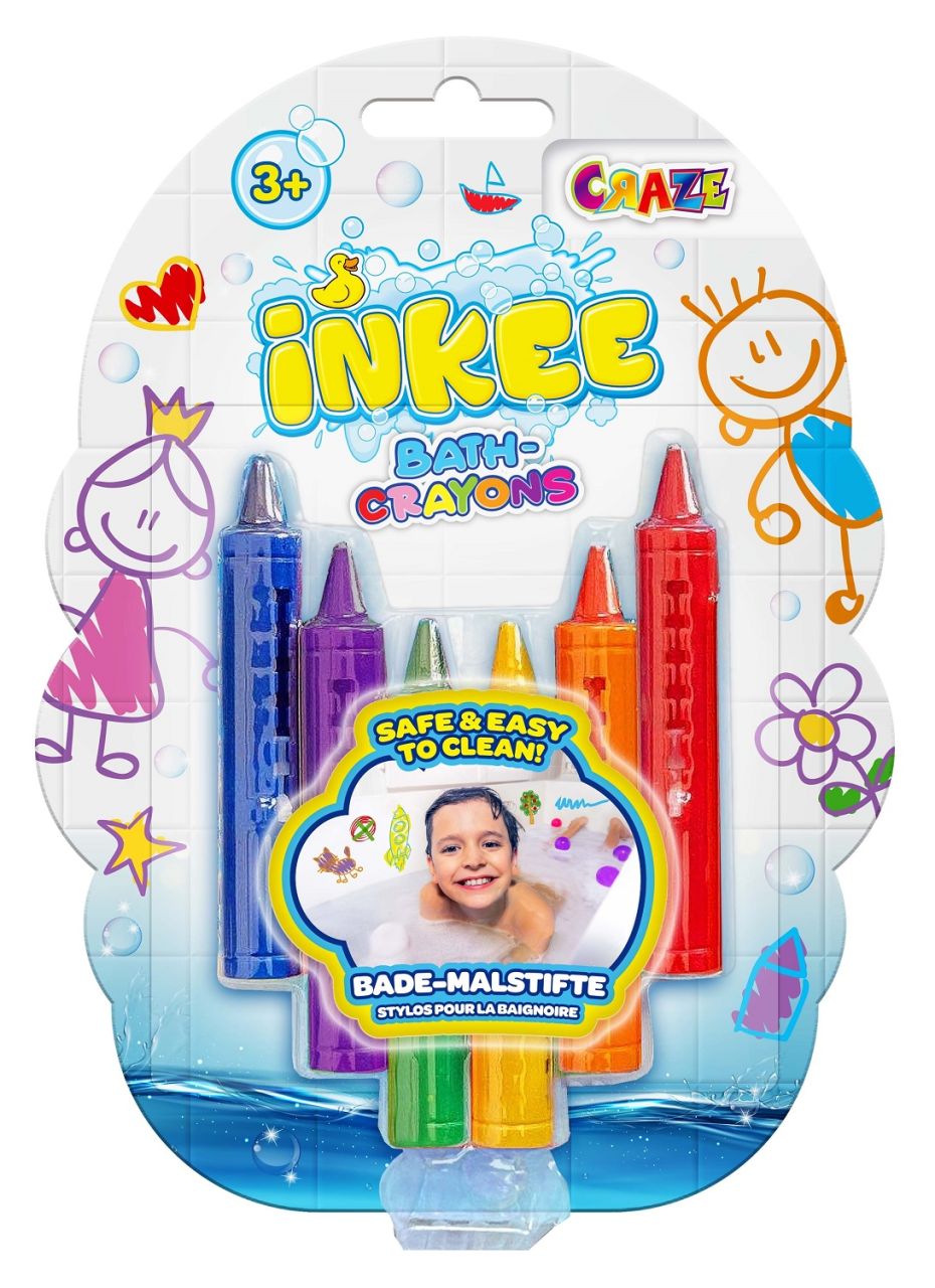 Craze Inkee Bade-Malstifte 6er-Set