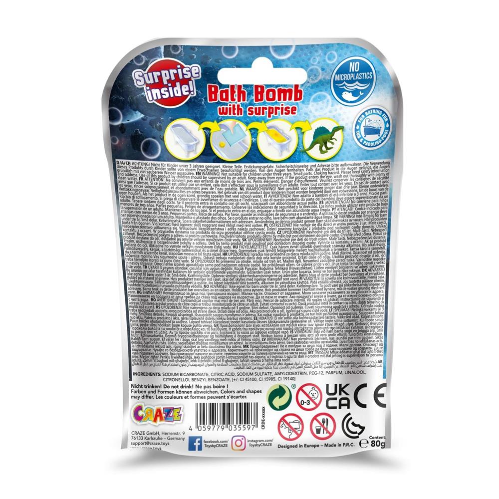 Craze INKEE Surprise Bath Bomb Dino