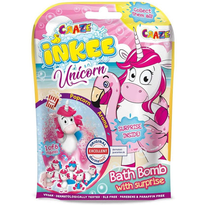 Craze Inkee Surprise Bombes de bain Licorne Plage