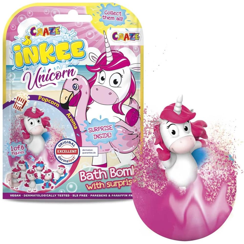 Craze Inkee Surprise Bombes de bain Licorne Plage