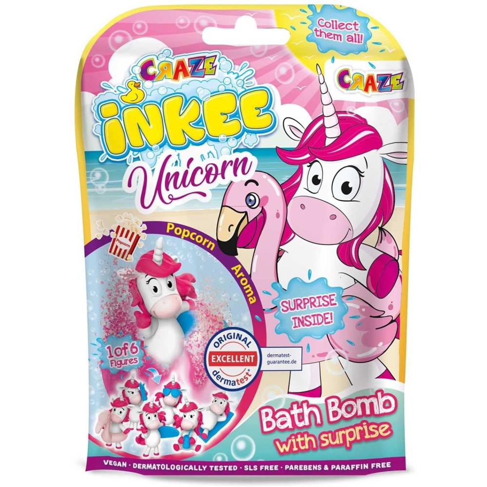 Craze Inkee Surprise Bombes de bain Licorne Plage