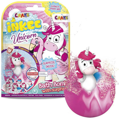 Craze Inkee Surprise Bombes de bain Licorne Plage