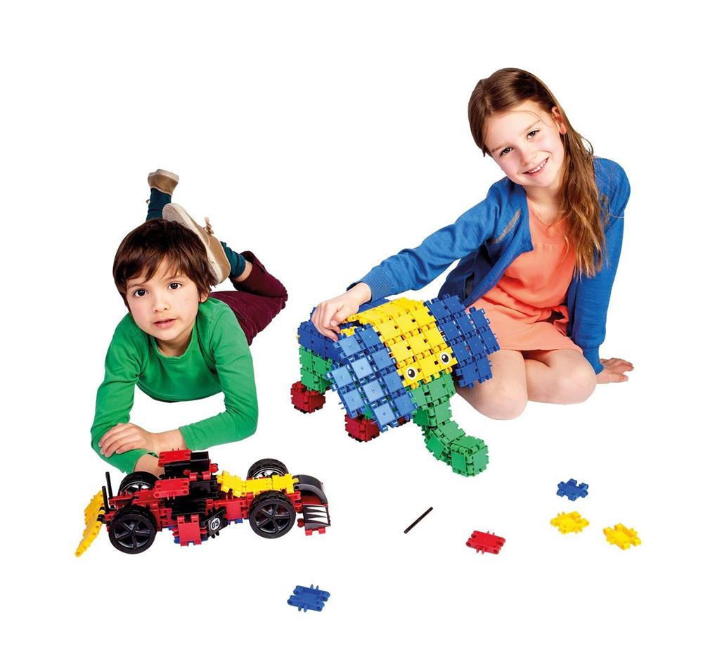 Clics Rollerbox blau, 400 Teile