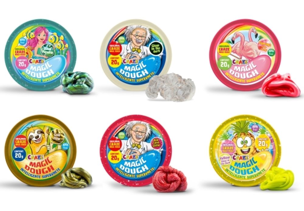 Craze Magic Dough Boîte de 20 g, assorties