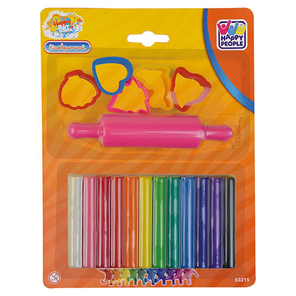 Happy People Modelling Clay Set with 12 Sticks
