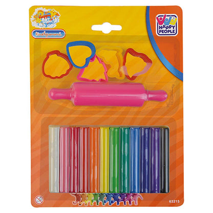 Happy People Modelling Clay Set with 12 Sticks