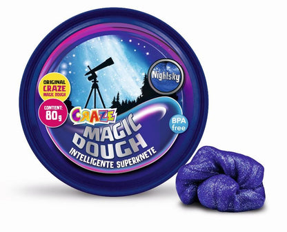 Craze Magic Dough 80g Galaxy, assorted