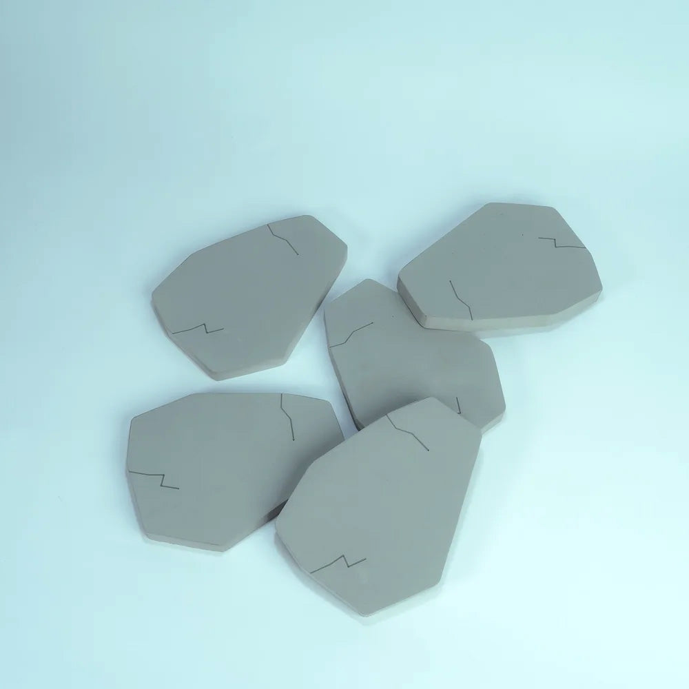 * MOES Stepping - Rocks, Cool Grey, 5 pieces