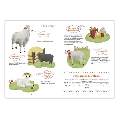 Alleovs WiBuKi – livre de connaissances pour enfants – les animaux de la ferme