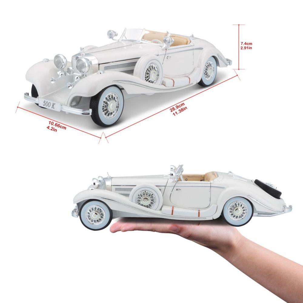 Mercedes Benz 500K Maharaja 1936, 1:18, gris