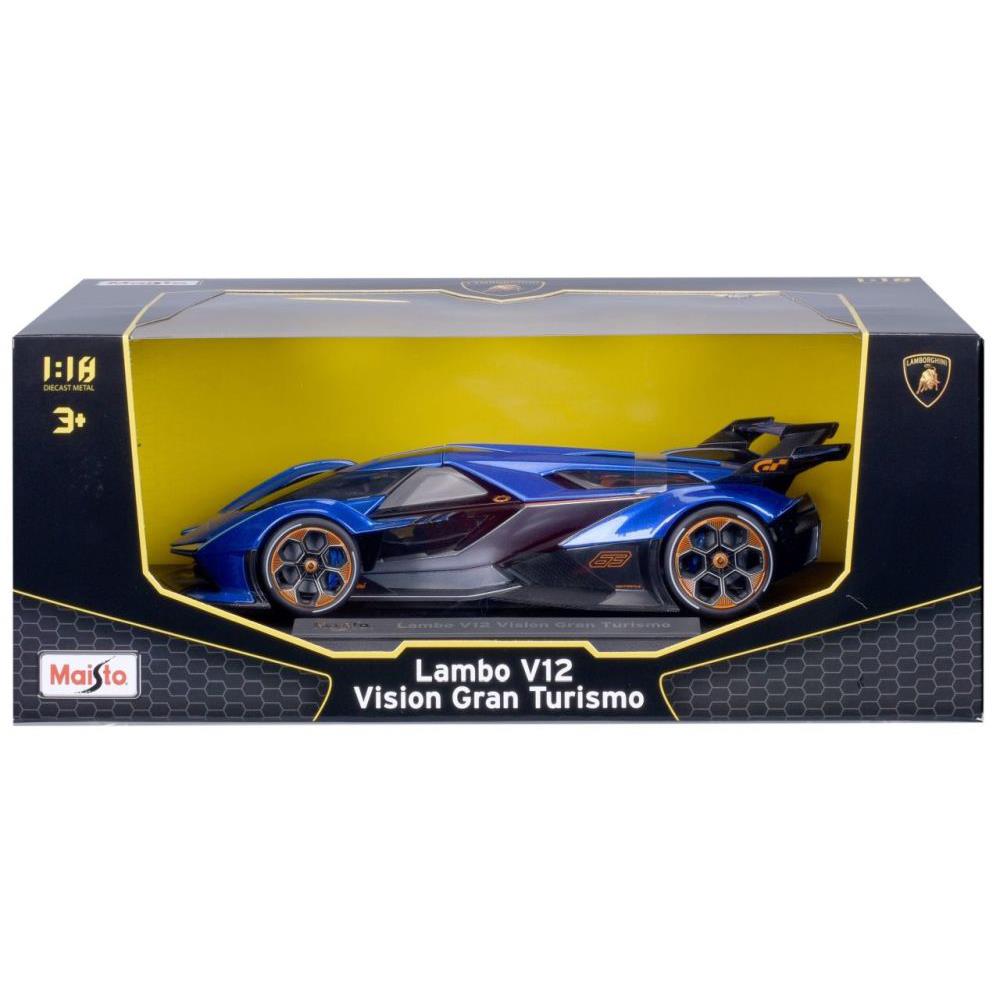 Maisto Lamborghini V12 Vision Gran Tourismo, 1:18, bleu