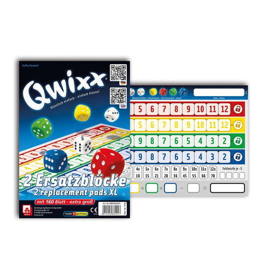 Nuernberger Qwixx XL - additional blocks 2x80 sheets (mult)
