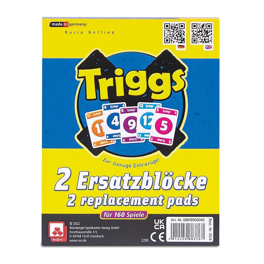 Nürnberger Triggs - additional blocks 2x80 sheets (d)