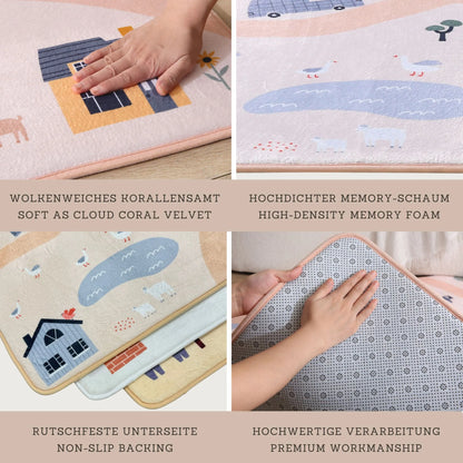 Hakuna Matte Samtmatte, Wolke, Play, Farm, 160 x 120 x 1.5 cm