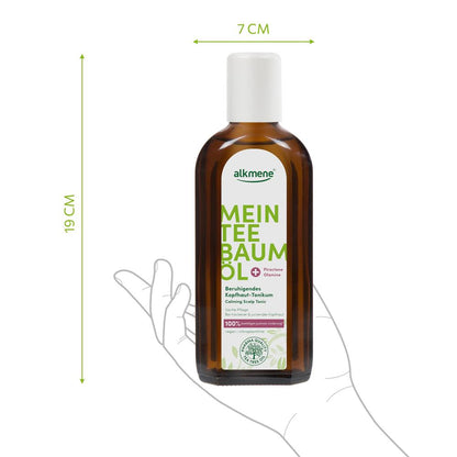 alkmene Mein Teebaumöl Beruhigendes Kopfhaut Tonikum, 250 ml