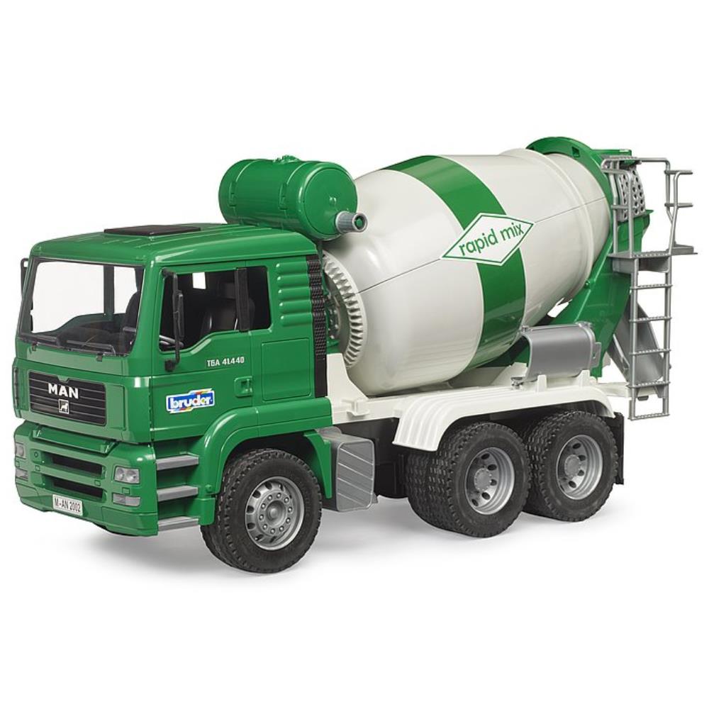 Bruder MAN TGA concrete mixer truck rapid mix