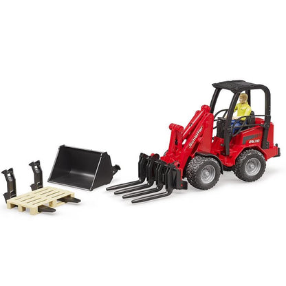 Chargeur de cour Bruder Schäffer 2034 avec figurine