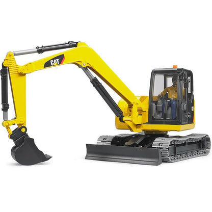 Bruder Cat mini excavator with construction worker
