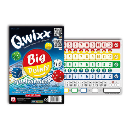 Nuremberg Qwixx Big Points Blocks - 2 x 80 sheets