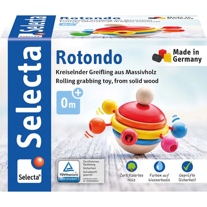 Selecta grasping toy Rotondo spinning 7.5cm