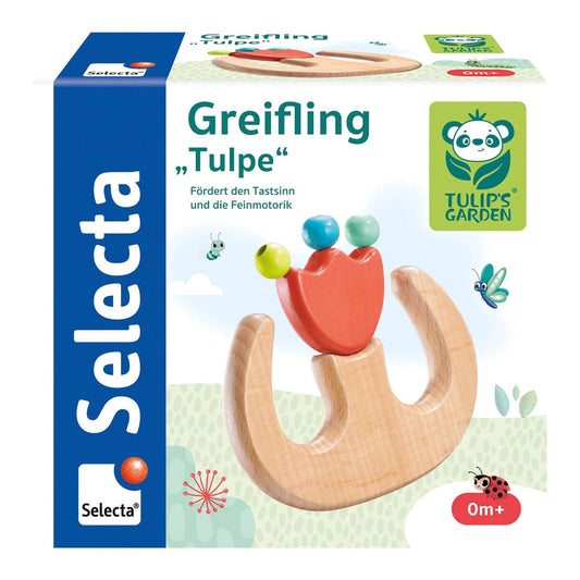 Selecta jouet à saisir tulipe 9,5 cm