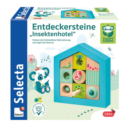 Selecta Entdeckersteine Insektenhotel 11 Teile