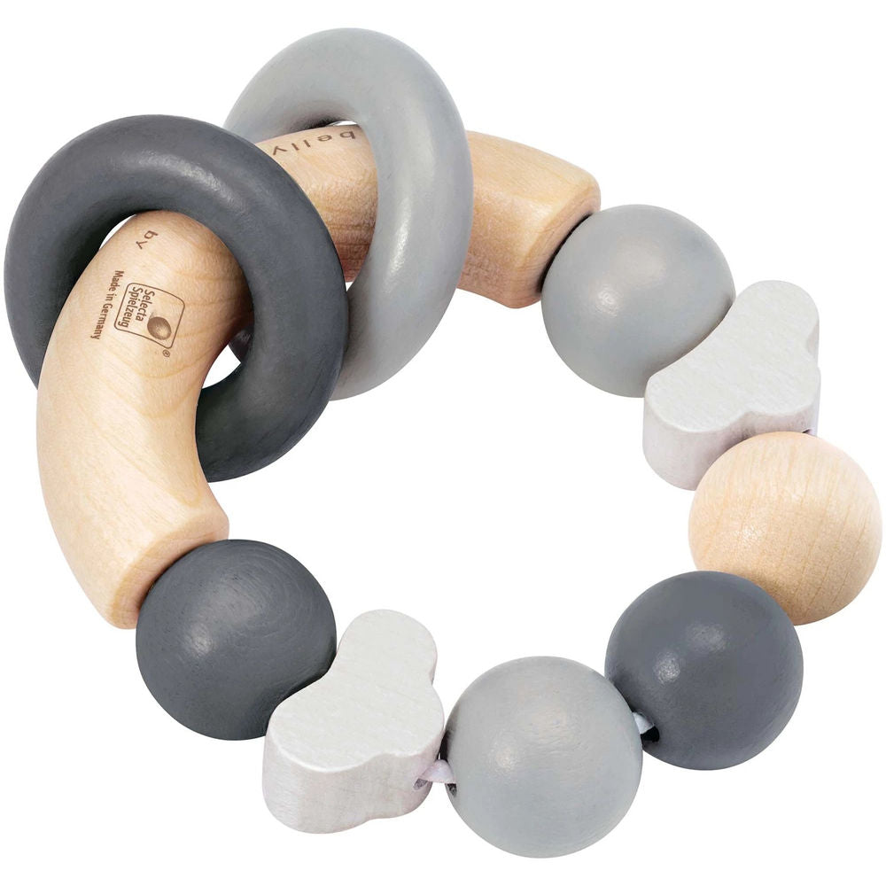 Selecta grasping toy lucky grip grey 7.5cm