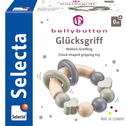 Selecta grasping toy lucky grip grey 7.5cm