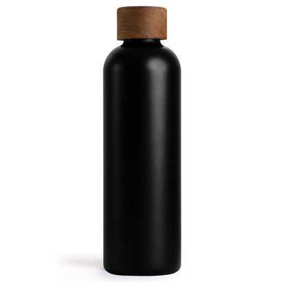 T&N Trinkflasche Edelstahl Wood Edition, 750 ml, Anthracite