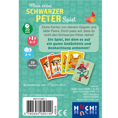 Mein erstes Schwarzer Peter Spiel - Hunde und Katzen (d)