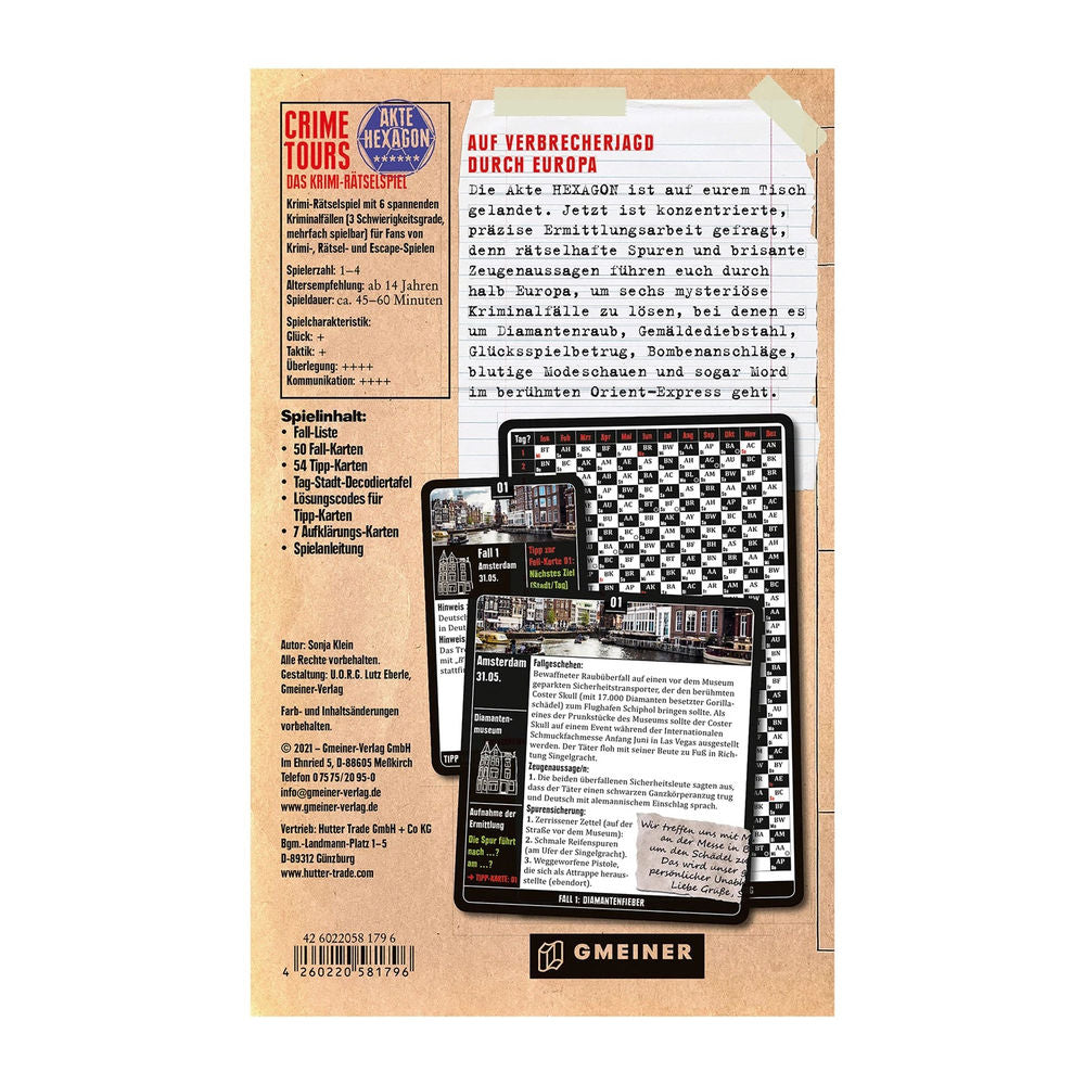 Hutter Crime Tours - Akte Hexagon (d)