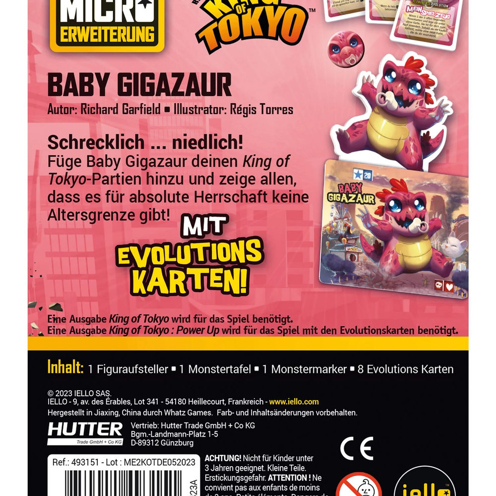Hutter Trade King of Tokyo Baby Gigazaur (d)