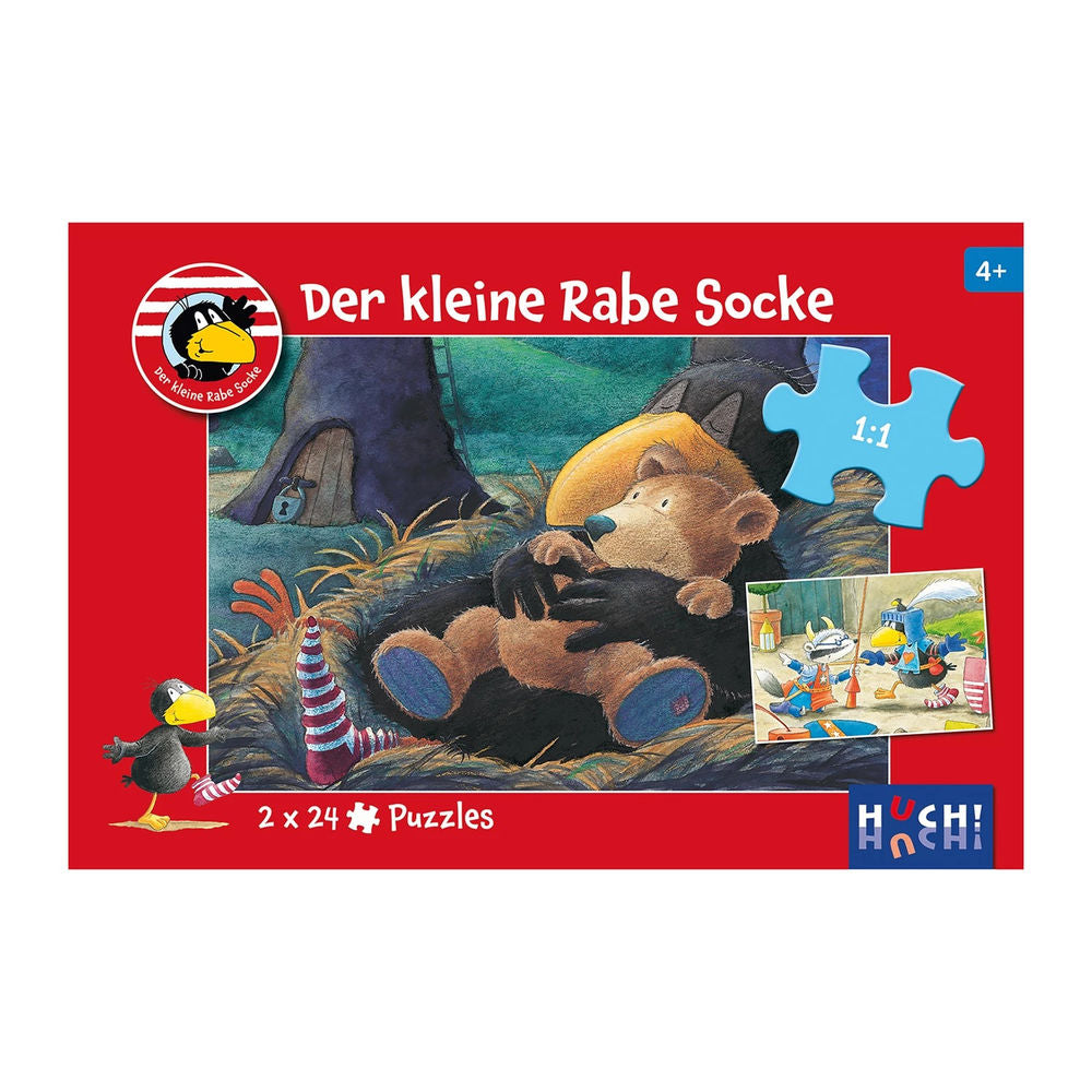 Hutter The Little Raven Socke - Puzzle 1 2x24 pieces