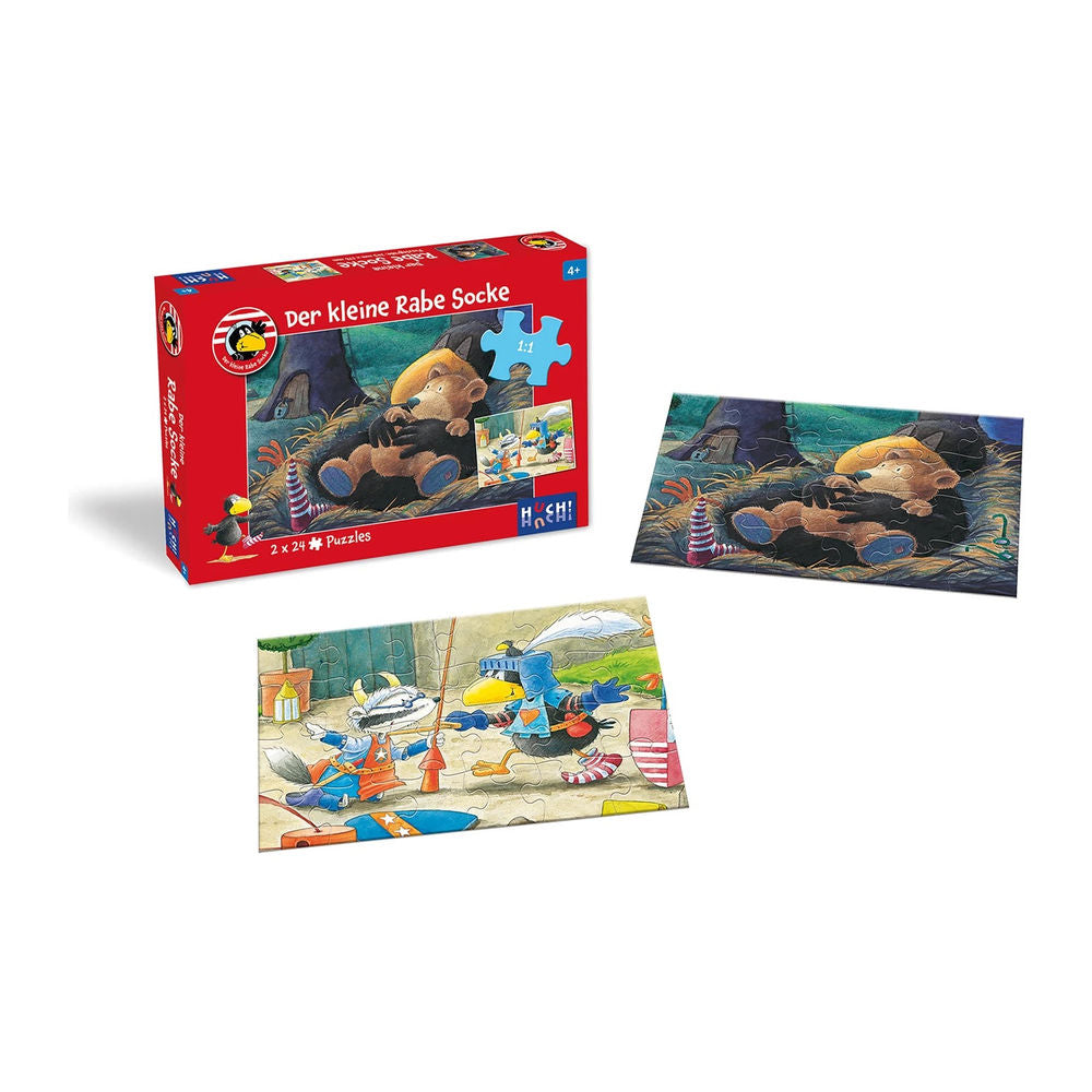 Hutter The Little Raven Socke - Puzzle 1 2x24 pieces