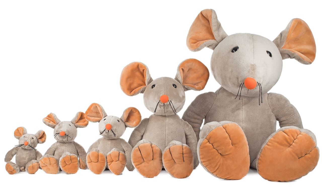 Schaffer peluche souris "Eddi" 58cm