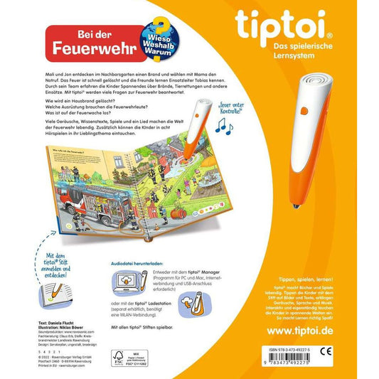 Ravensburger tiptoi® Pourquoi ? Pour quelle raison? Pourquoi? Aux pompiers