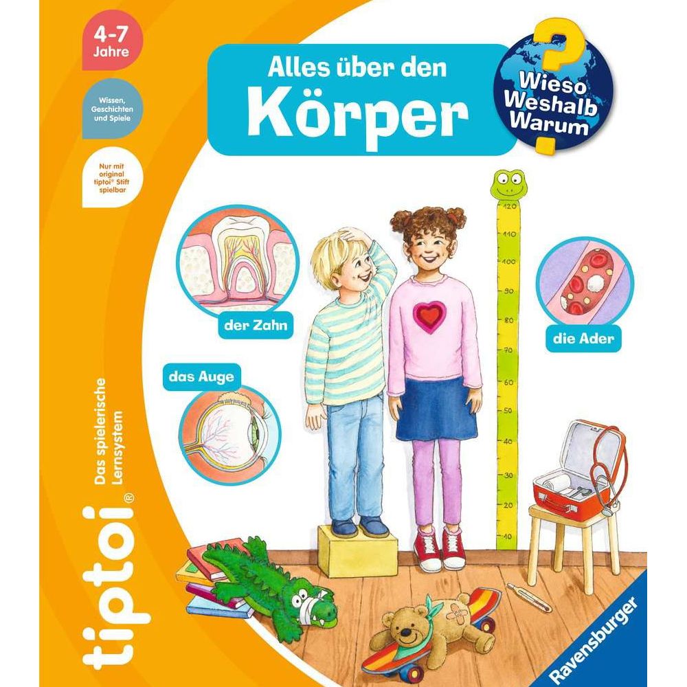 Ravensburger tiptoi® Pourquoi ? Pour quelle raison? Pourquoi? Tout sur le corps