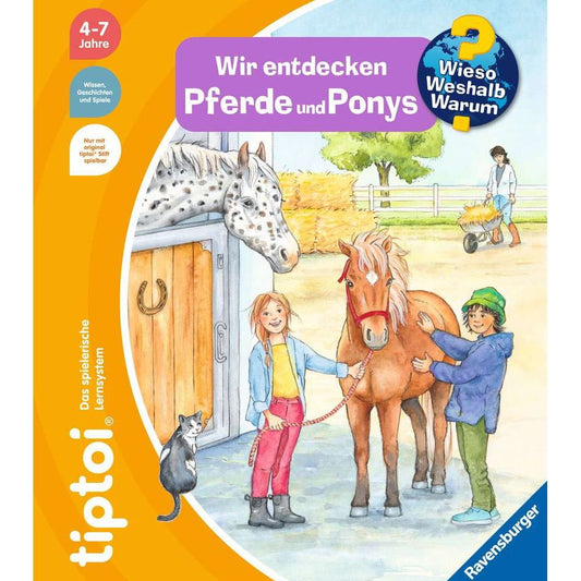 Ravensburger tiptoi® Pourquoi ? Pour quelle raison? Pourquoi? On découvre des chevaux et des poneys