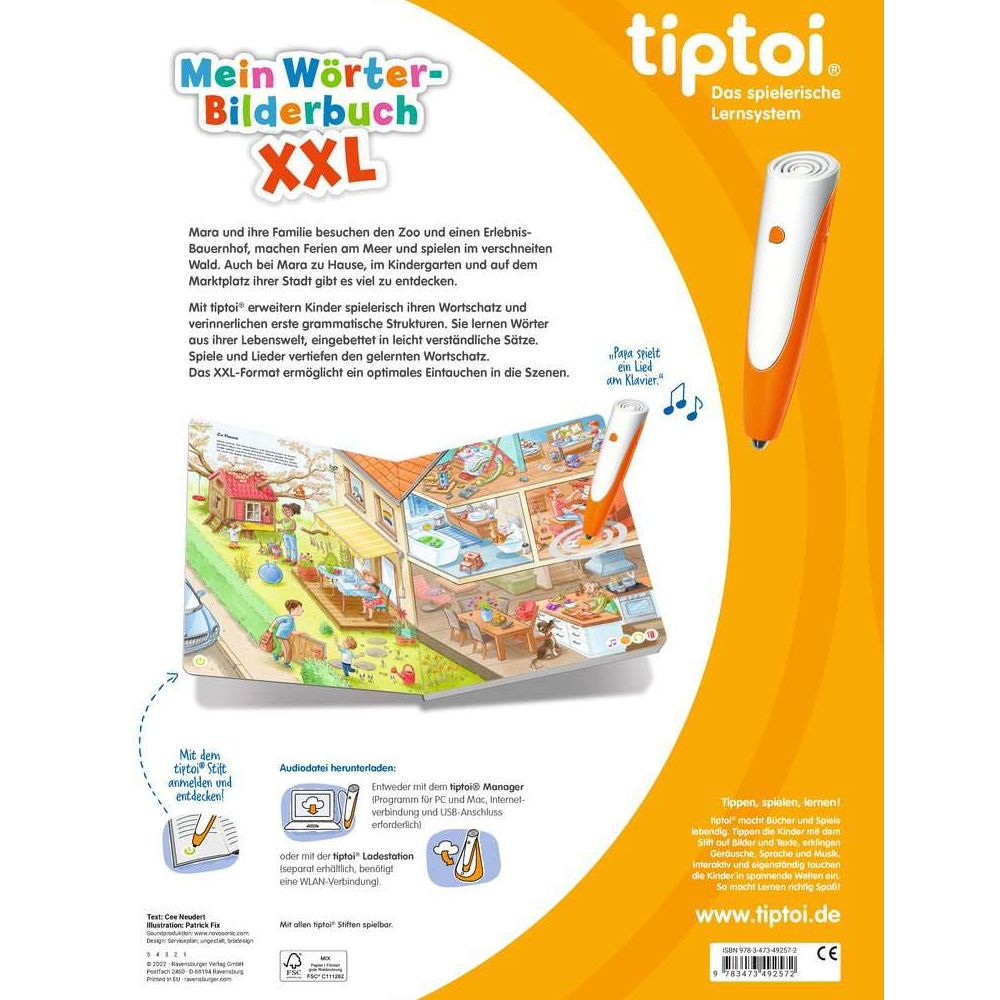 Ravensburger tiptoi® My Word Picture Book XXL