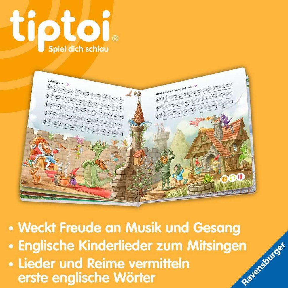 Ravensburger tiptoi® Mes plus belles chansons anglaises pour enfants