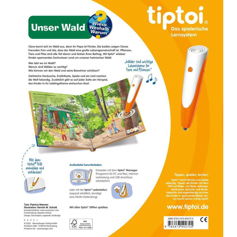 Ravensburger tiptoi® Why? How? What for? Our forest