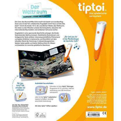 Ravensburger tiptoi® Space : voyage spatial, étoiles et planètes