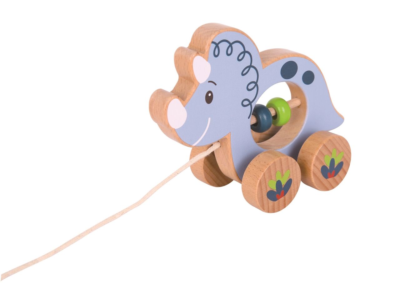 Spielba dinosaure à tirer Triceratops