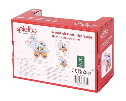 Spielba dinosaure à tirer Triceratops