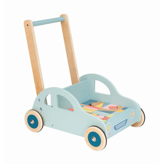 Spielba Baby Walker voiture avec blocs de construction