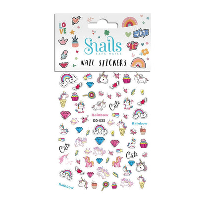 Nagelsticker Einhorn gross