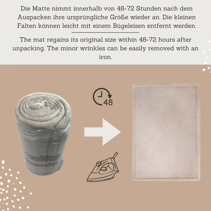 Hakuna Matte Samtmatte, Wolke, 2.8 x 2 m, Beige