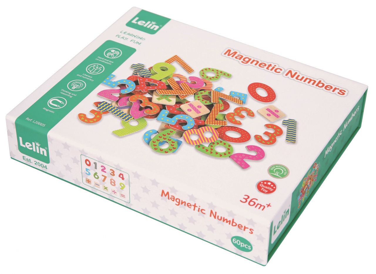 Spielba numbers magnetic, 60 pieces