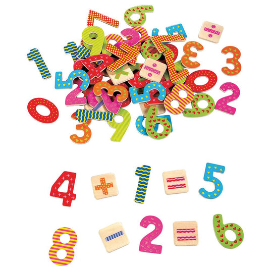 Spielba numbers magnetic, 60 pieces